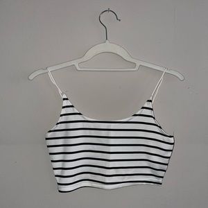 SHEIN Striped Crop Top